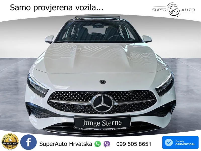 Mercedes-Benz A 180 7G-DCT AMG ACC+GR SJED+360+PANO