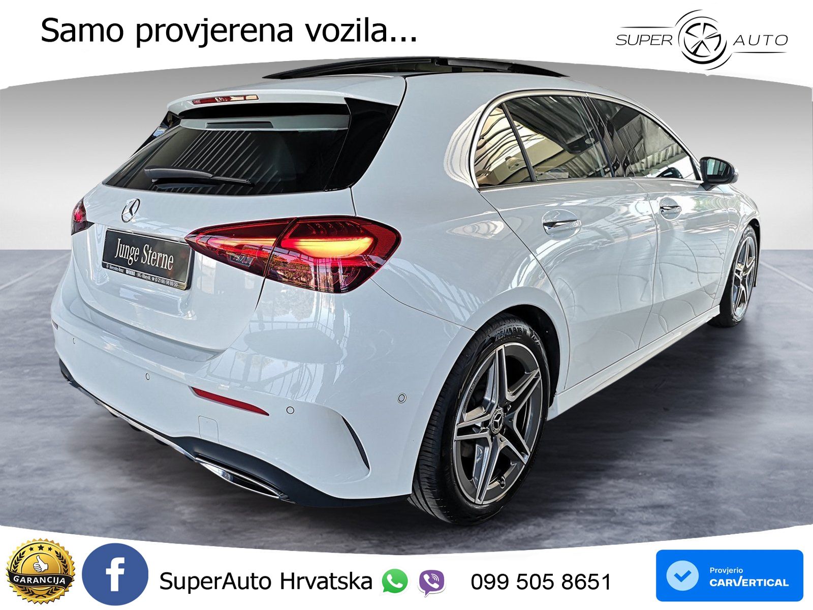 Mercedes-Benz A 180 7G-DCT AMG ACC+GR SJED+360+PANO