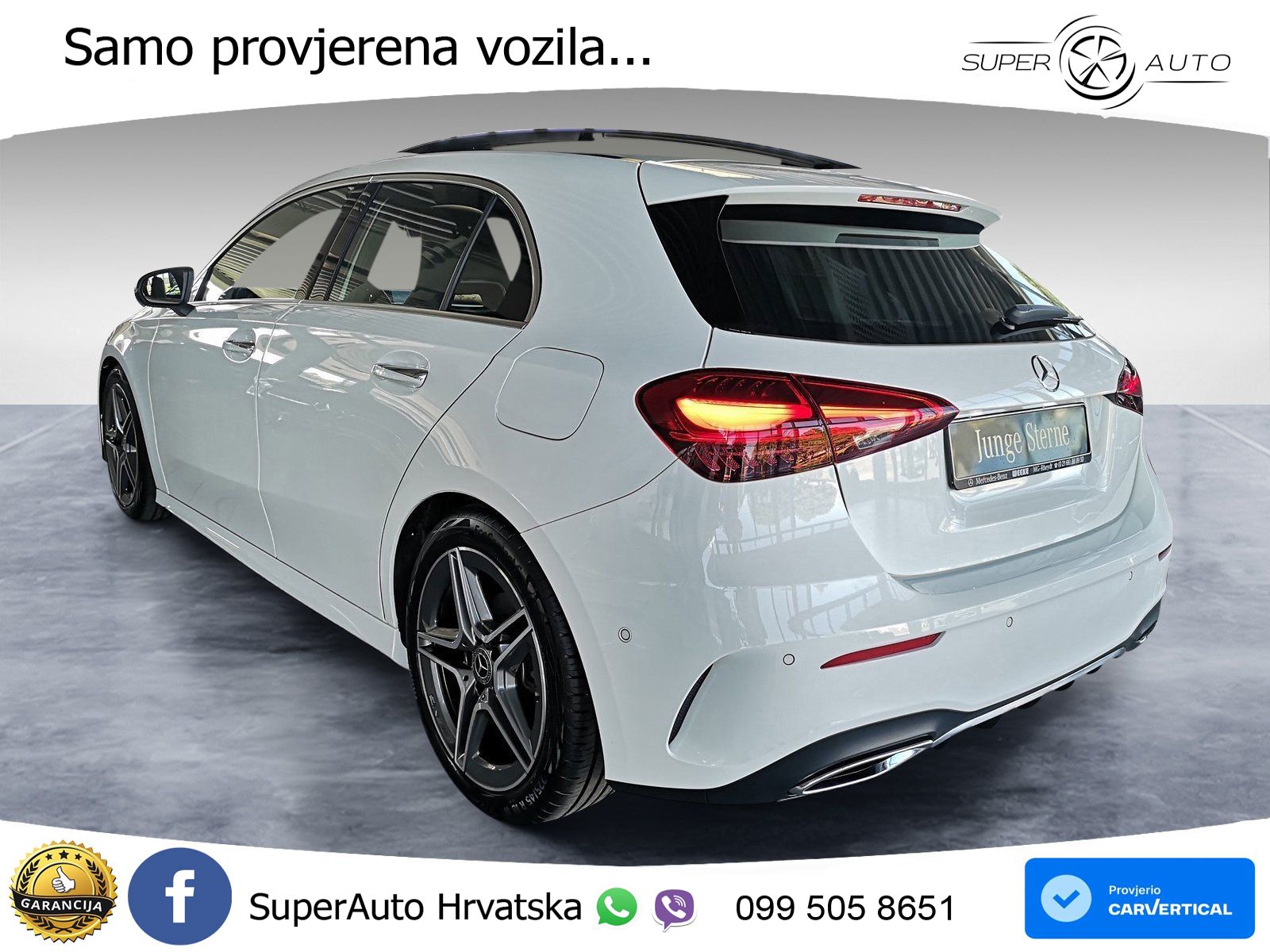 Mercedes-Benz A 180 7G-DCT AMG ACC+GR SJED+360+PANO