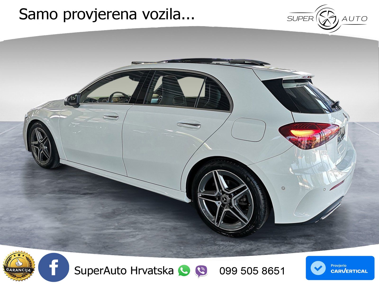 Mercedes-Benz A 180 7G-DCT AMG ACC+GR SJED+360+PANO