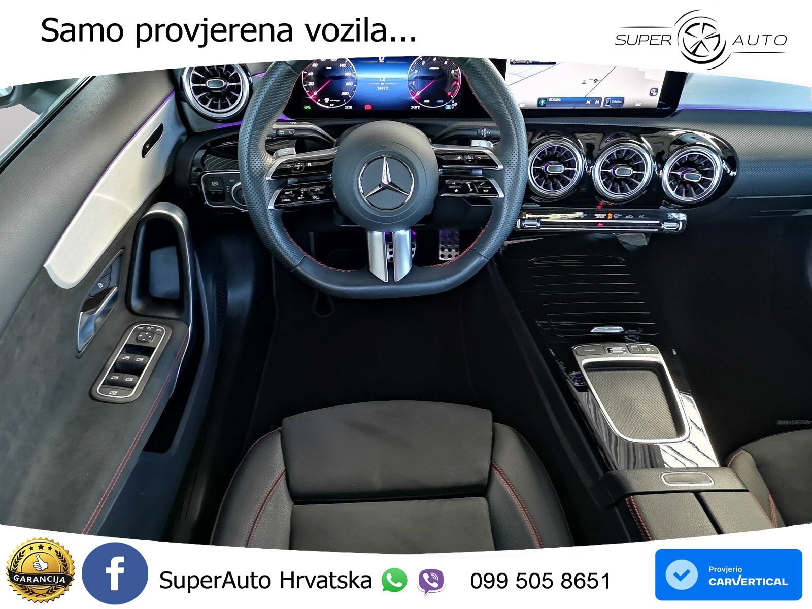 Mercedes-Benz A 180 7G-DCT AMG ACC+GR SJED+360+PANO