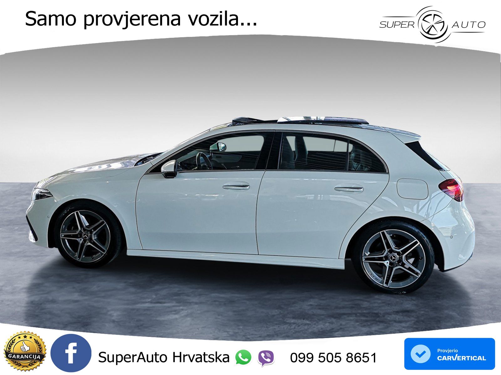 Mercedes-Benz A 180 7G-DCT AMG ACC+GR SJED+360+PANO