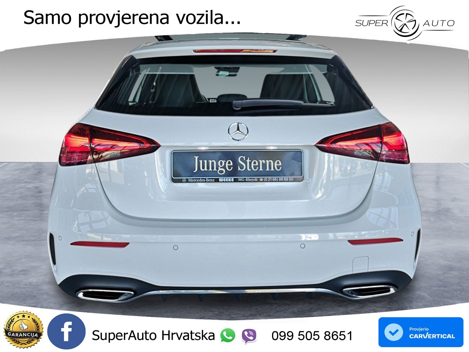 Mercedes-Benz A 180 7G-DCT AMG ACC+GR SJED+360+PANO