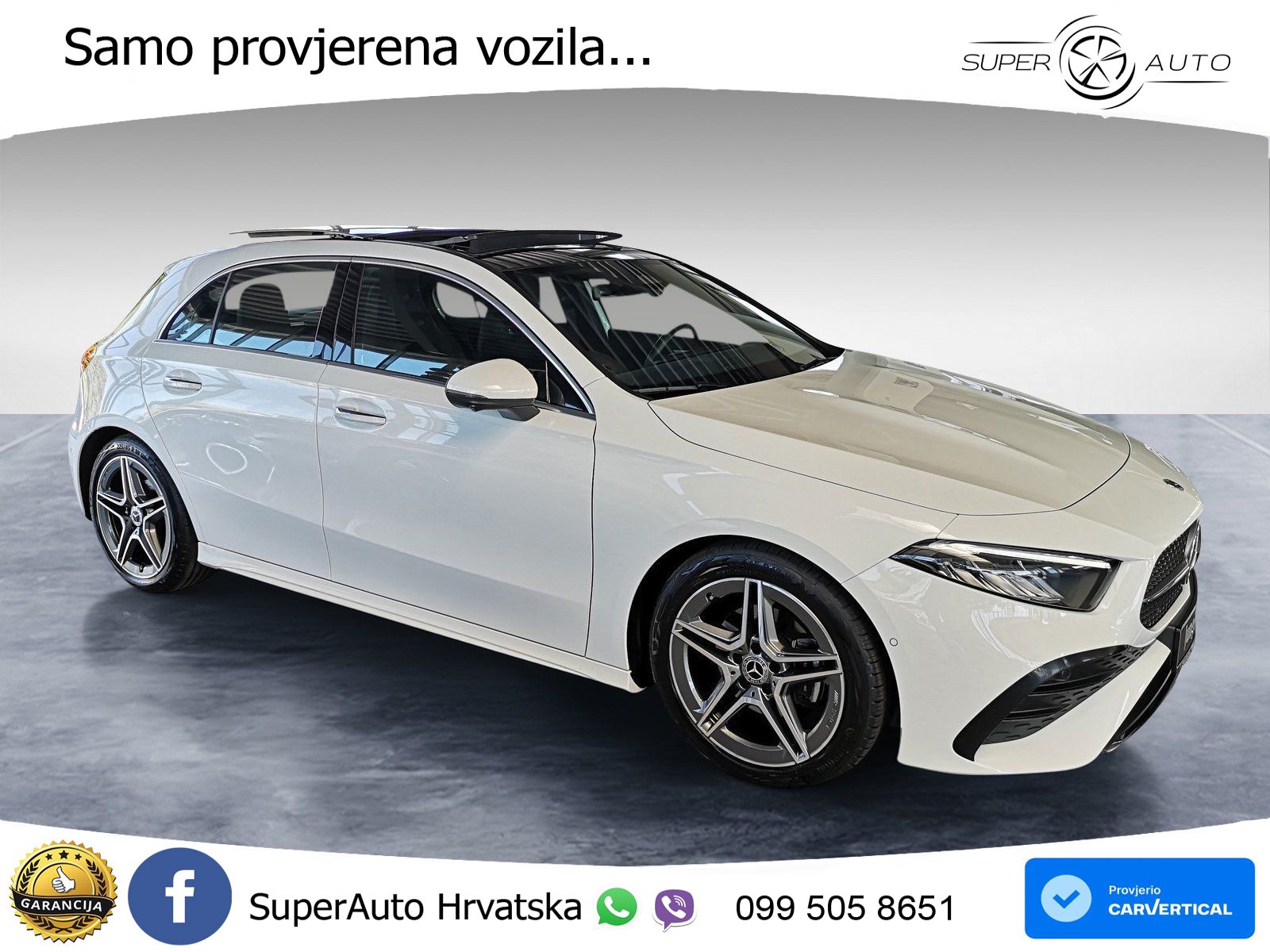 Mercedes-Benz A 180 7G-DCT AMG ACC+GR SJED+360+PANO