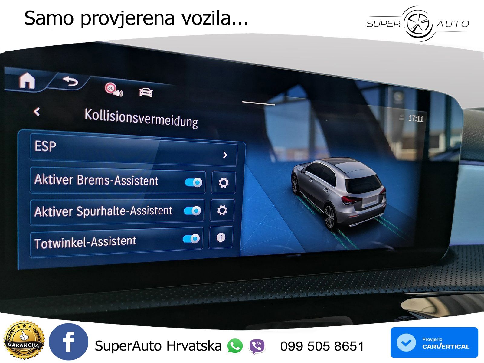 Mercedes-Benz A 180 7G-DCT AMG ACC+GR SJED+360+PANO