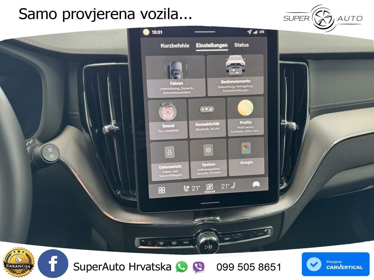 Volvo XC60 B5 Benzin AWD Geartronic ACC+HEAD+4xGR SJED+360+PANO