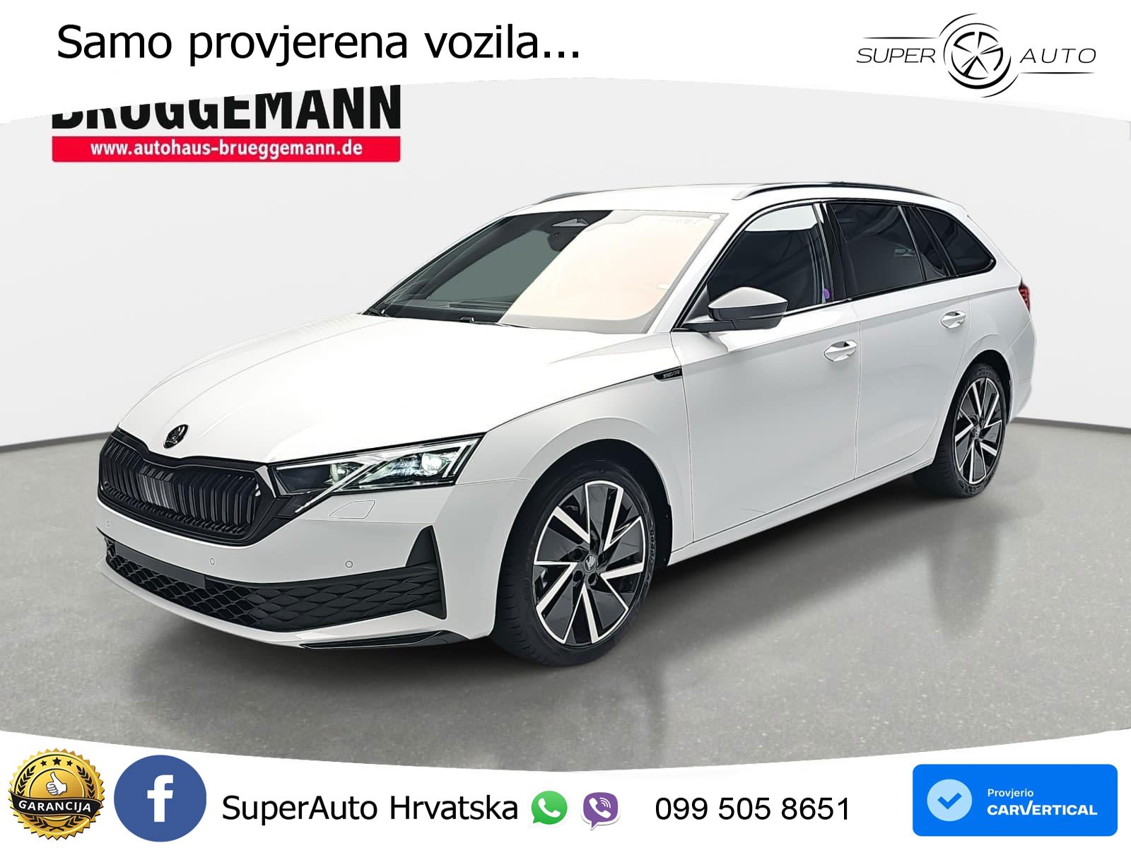 Škoda Octavia Combi 2.0 TDI (150 KS) DSG SportLine LED+GR SJED+ACC