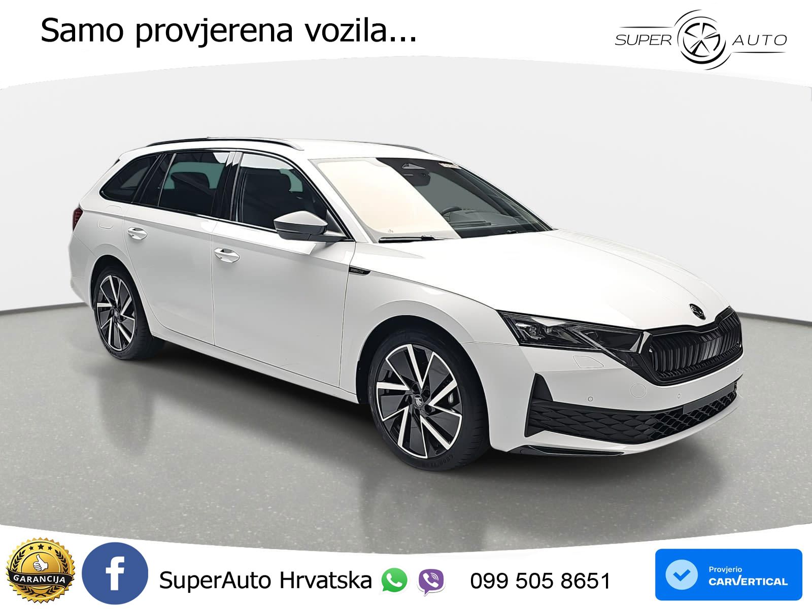 Škoda Octavia Combi 2.0 TDI (150 KS) DSG SportLine LED+GR SJED+ACC