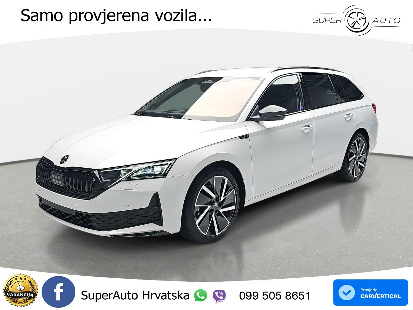 Škoda Octavia Combi 2.0 TDI (150 KS) DSG SportLine LED+GR SJED+ACC