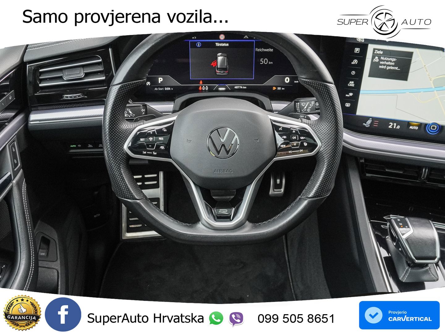 Volkswagen Touareg 3.0 V6 TDI (286 KS) 4MOTION Tiptronic R-Line ZRAČNI+ACC+GR SJED+KAM+PANO