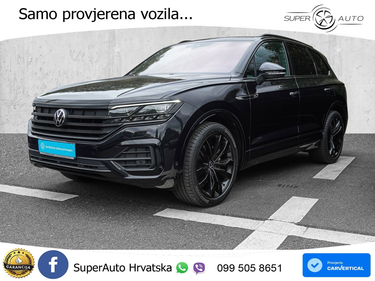Volkswagen Touareg 3.0 V6 TDI (286 KS) 4MOTION Tiptronic R-Line ZRAČNI+ACC+GR SJED+KAM+PANO