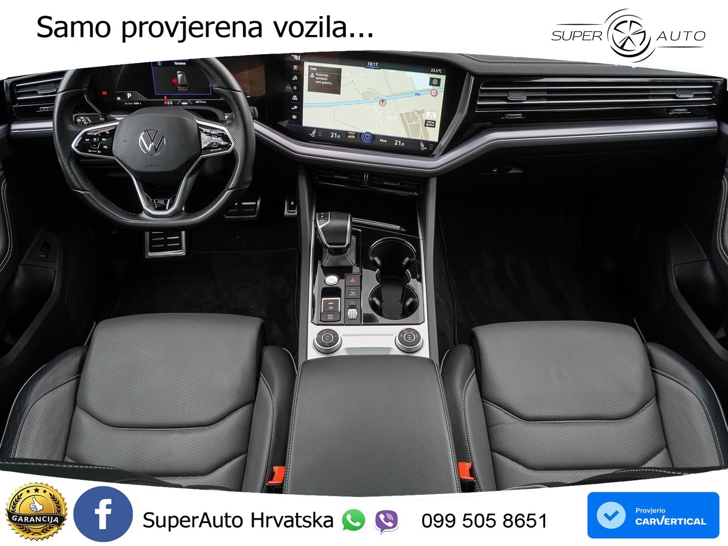 Volkswagen Touareg 3.0 V6 TDI (286 KS) 4MOTION Tiptronic R-Line ZRAČNI+ACC+GR SJED+KAM+PANO
