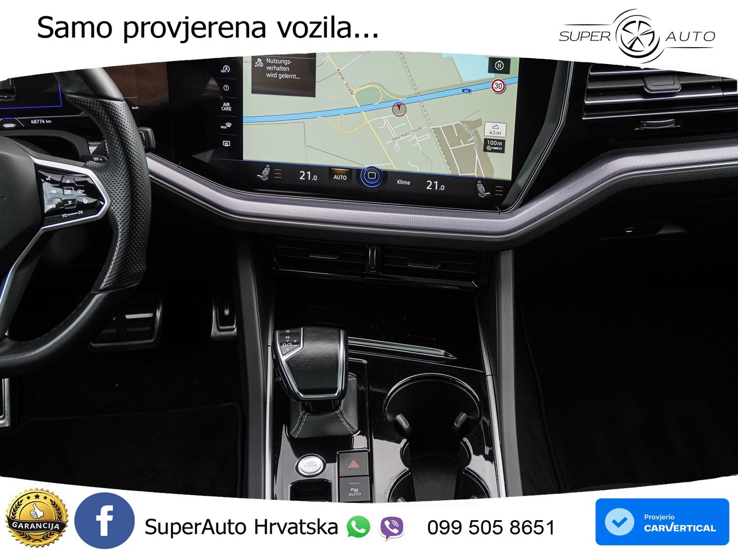 Volkswagen Touareg 3.0 V6 TDI (286 KS) 4MOTION Tiptronic R-Line ZRAČNI+ACC+GR SJED+KAM+PANO