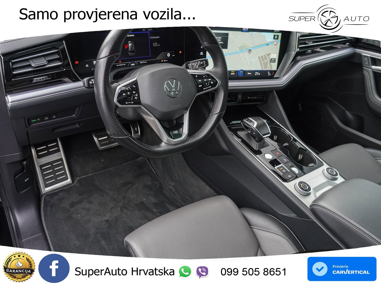 Volkswagen Touareg 3.0 V6 TDI (286 KS) 4MOTION Tiptronic R-Line ZRAČNI+ACC+GR SJED+KAM+PANO