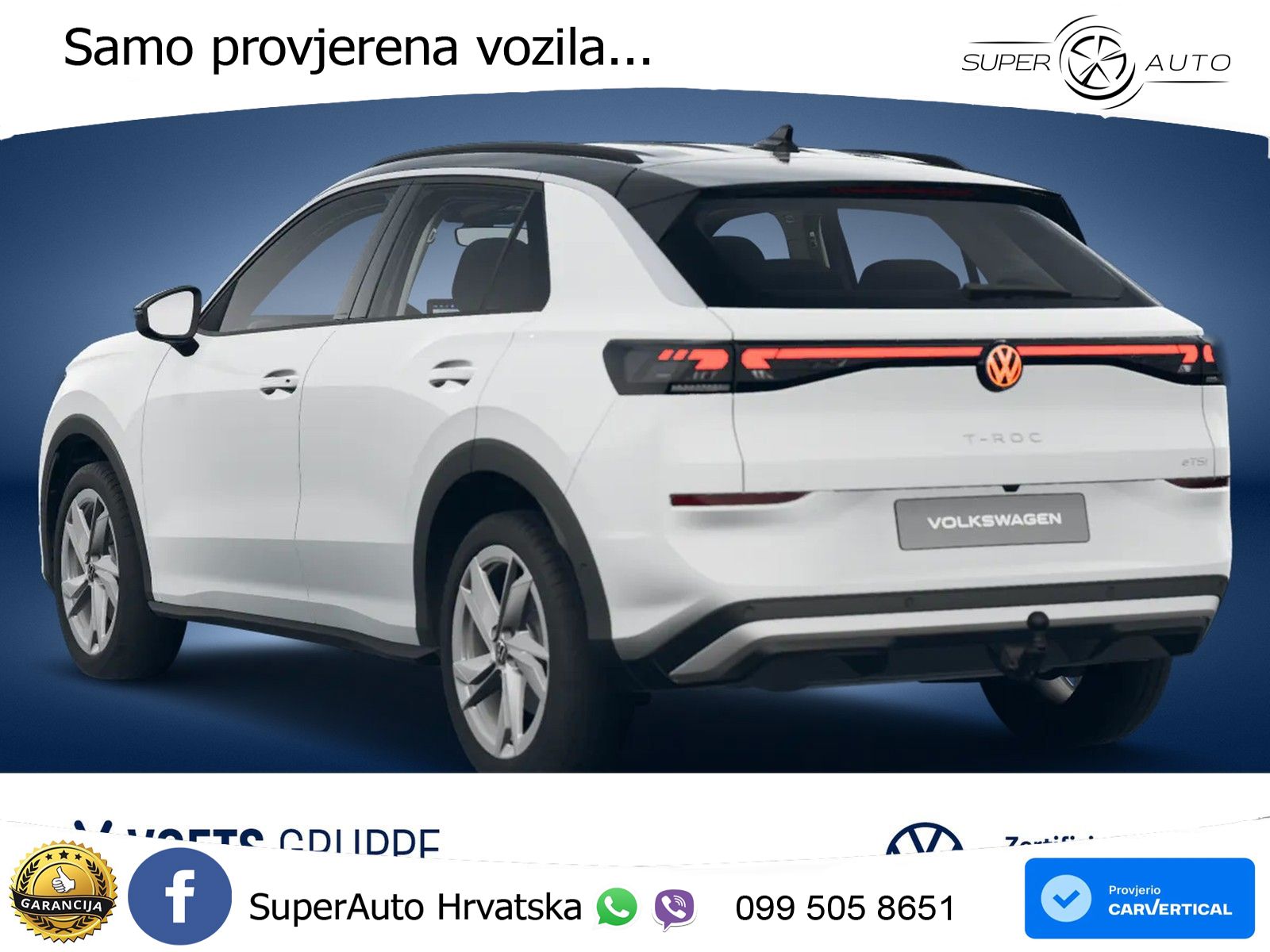 Volkswagen T-Roc 1.5 eTSI (150 KS)  DSG LED+GR SJED+ACC