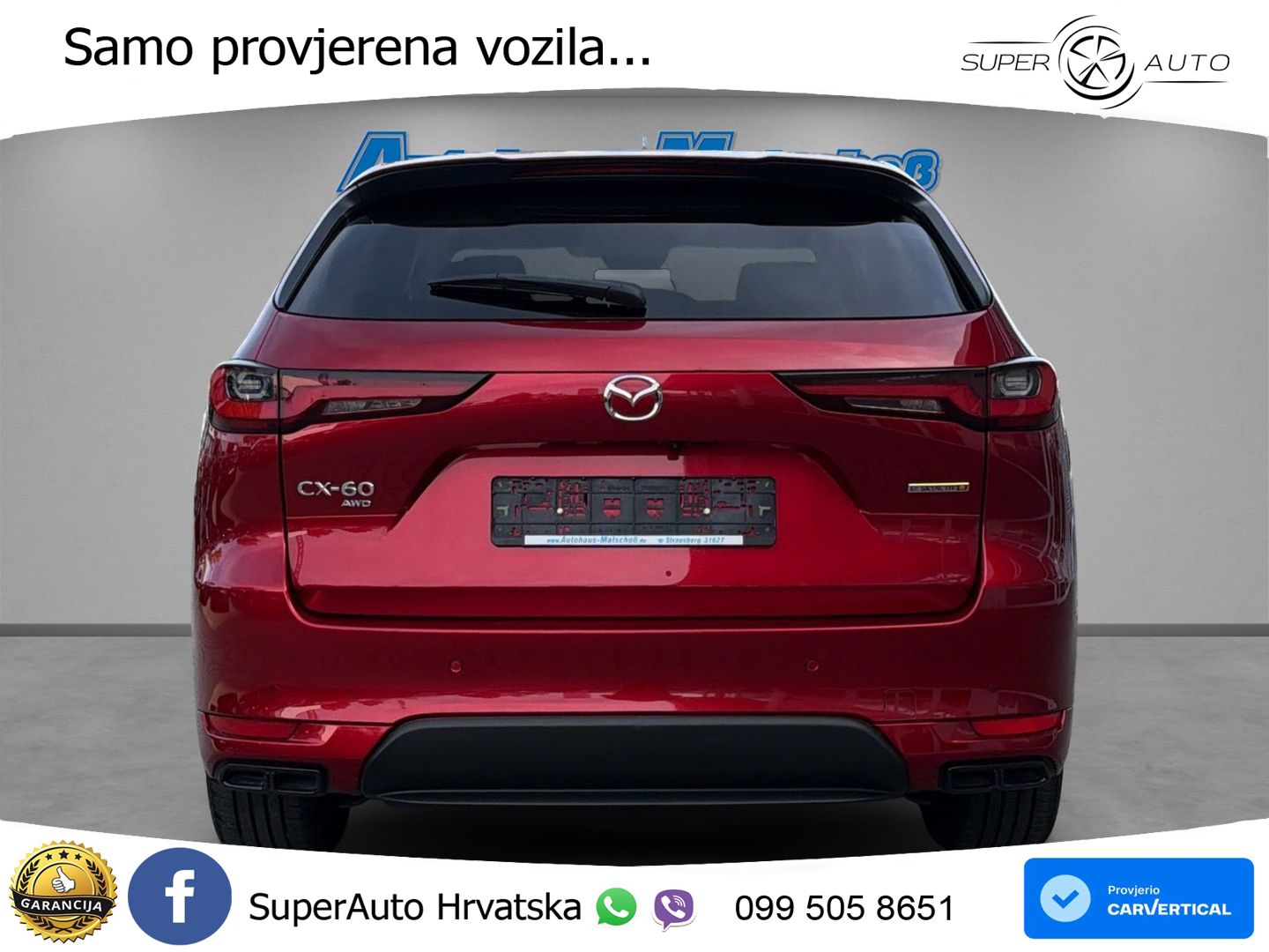 Mazda CX-60 3.3 e-Skyactiv D (254 KS) AWD Automatic LED+GR SJED+ACC