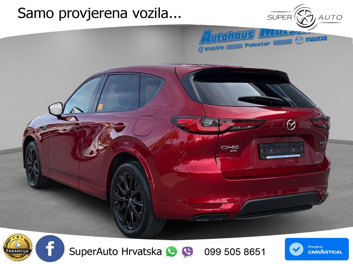 Mazda CX-60 3.3 e-Skyactiv D (254 KS) AWD Automatic LED+GR SJED+ACC