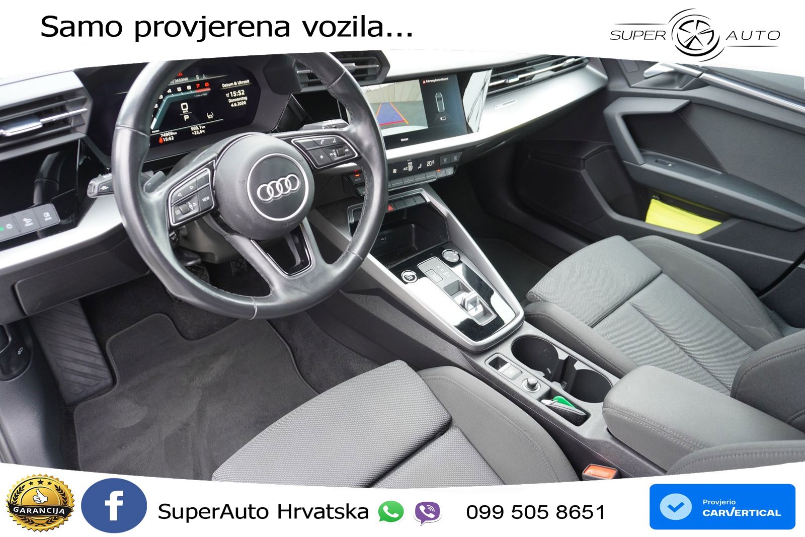 Audi A3 35 TFSI (150 KS) S tronic LED+GR SJED+ACC