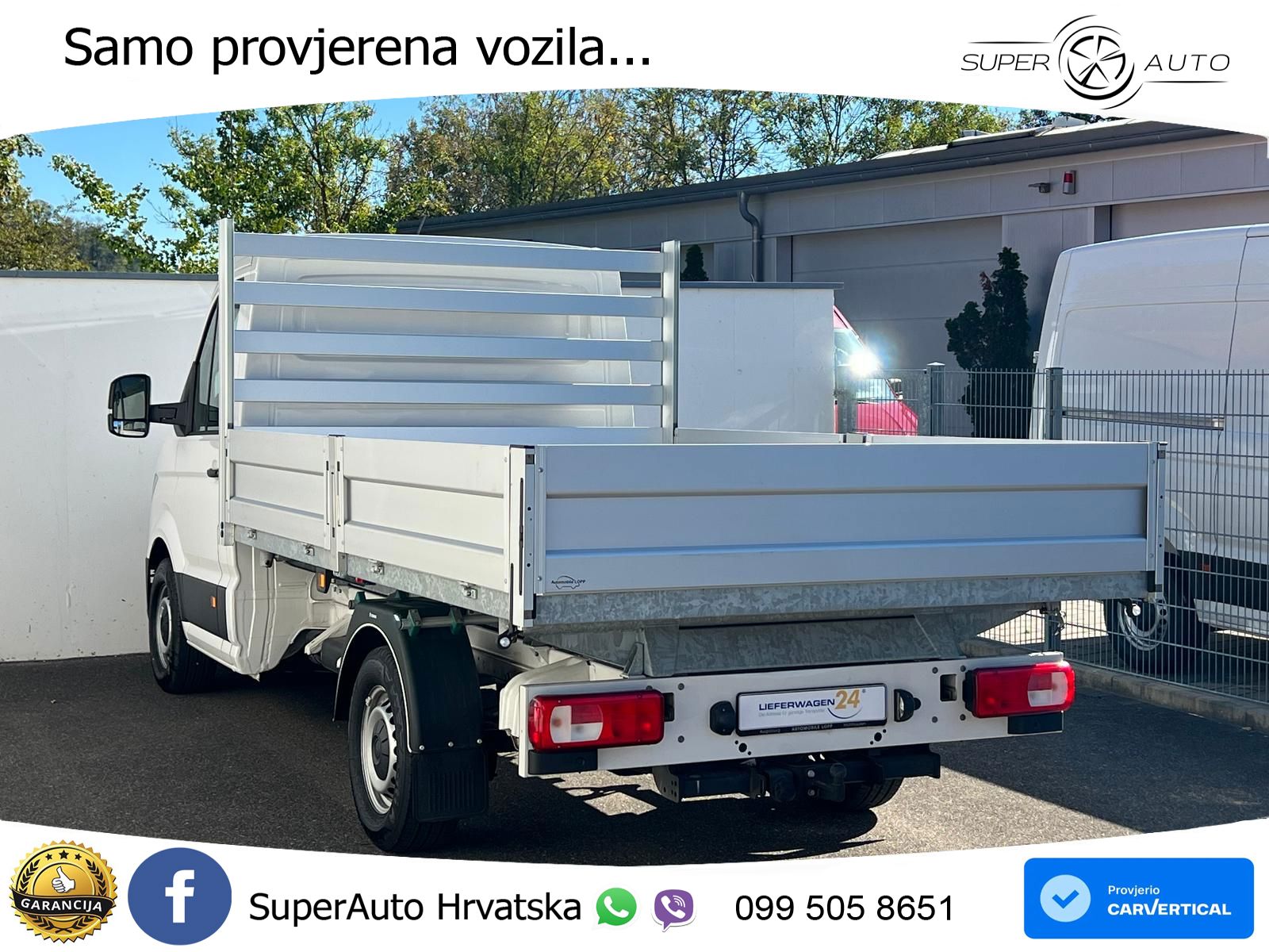 Volkswagen Crafter Pritsche 35 MR L3 RWD 3-SEITENKIPPER AHK 163 KS