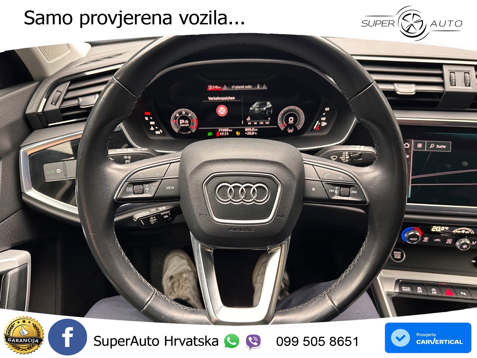 Audi Q3 Sportback 40 TDI (200 KS) quattro S tronic S line LED+GR SJED+ACC