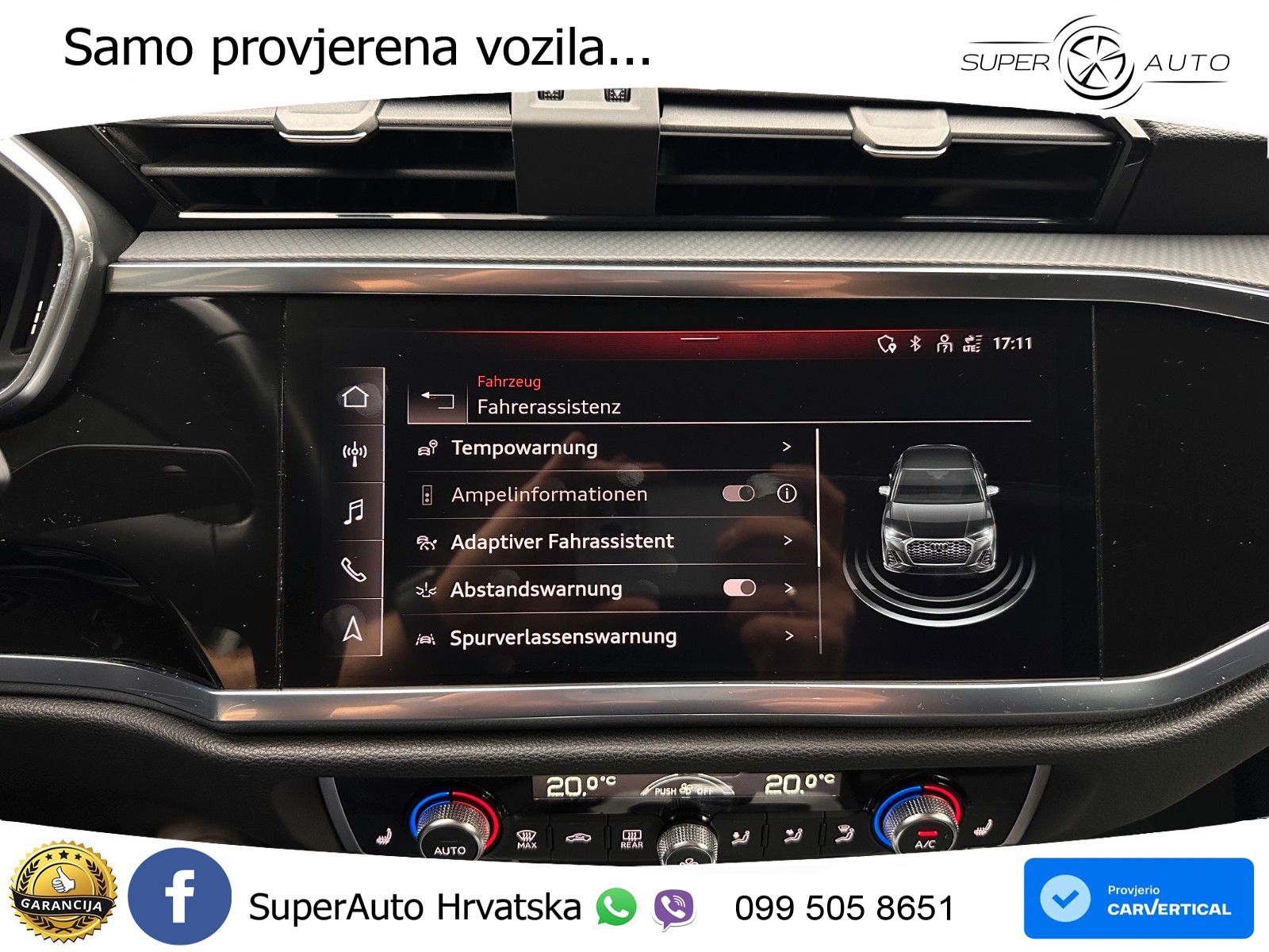 Audi Q3 Sportback 40 TDI (200 KS) quattro S tronic S line LED+GR SJED+ACC
