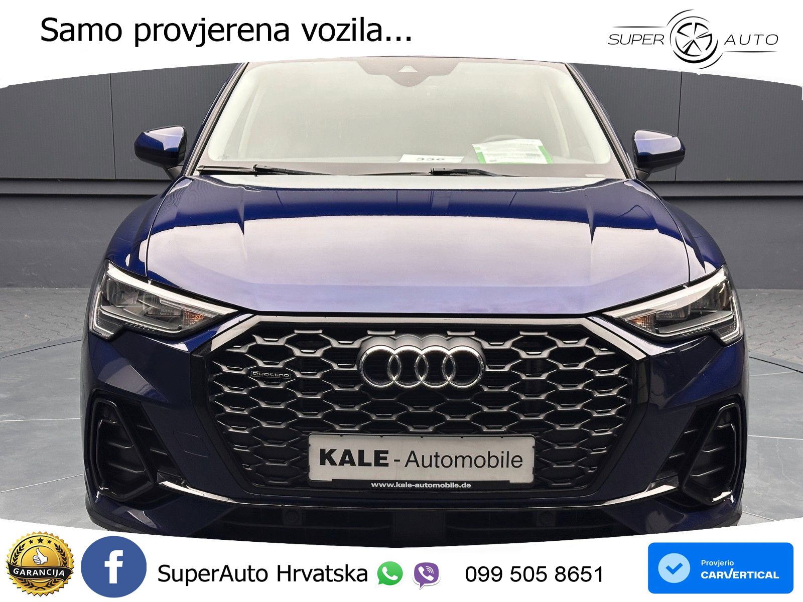 Audi Q3 Sportback 40 TDI (200 KS) quattro S tronic S line LED+GR SJED+ACC