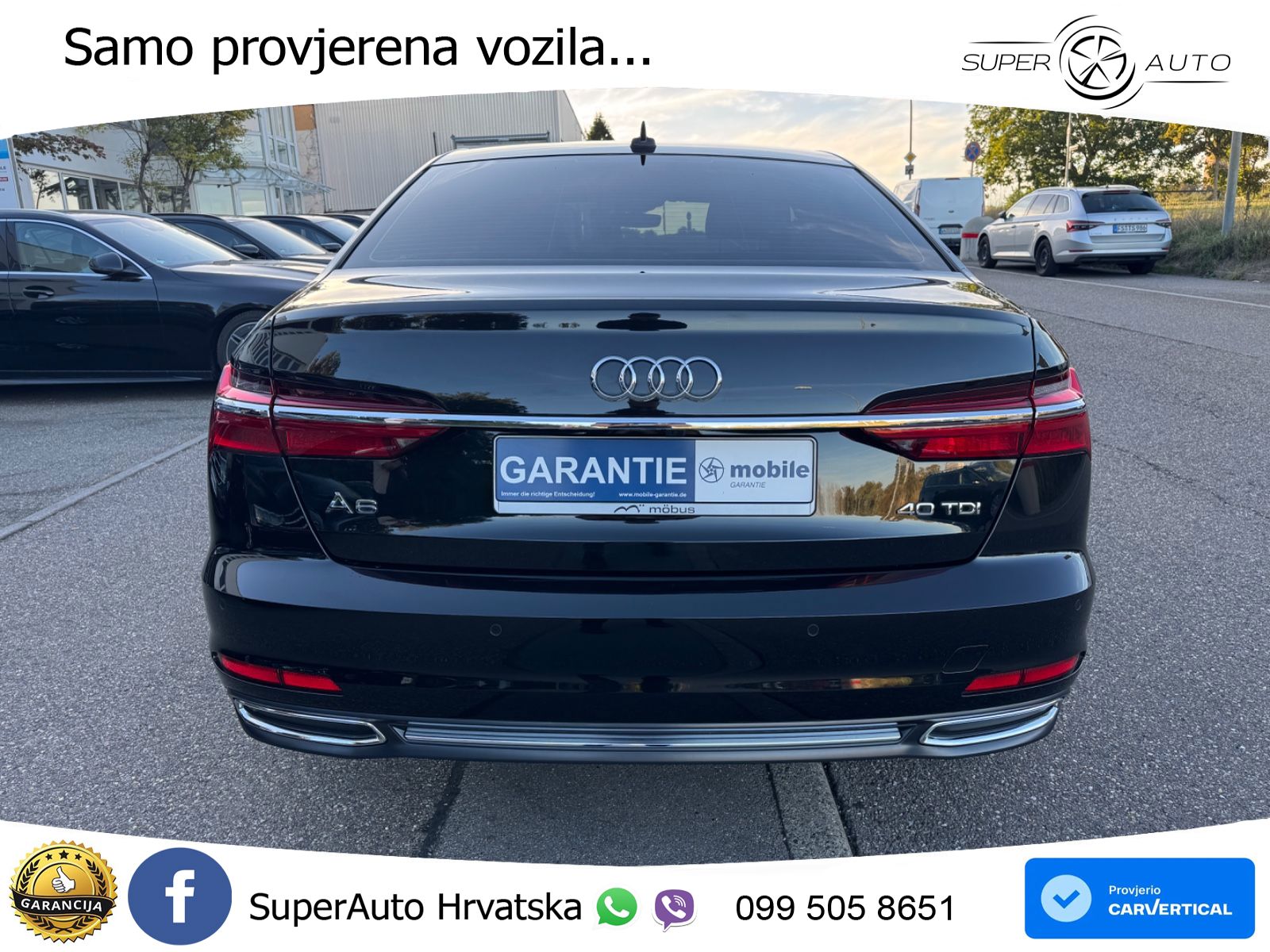 Audi A6 40 TDI (204 KS) S tronic LED+GR SJED+ACC