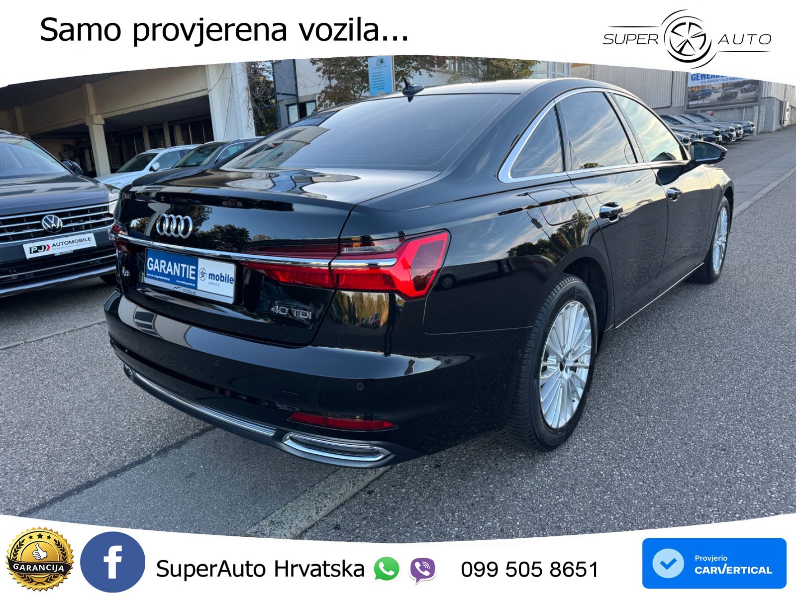 Audi A6 40 TDI (204 KS) S tronic LED+GR SJED+ACC