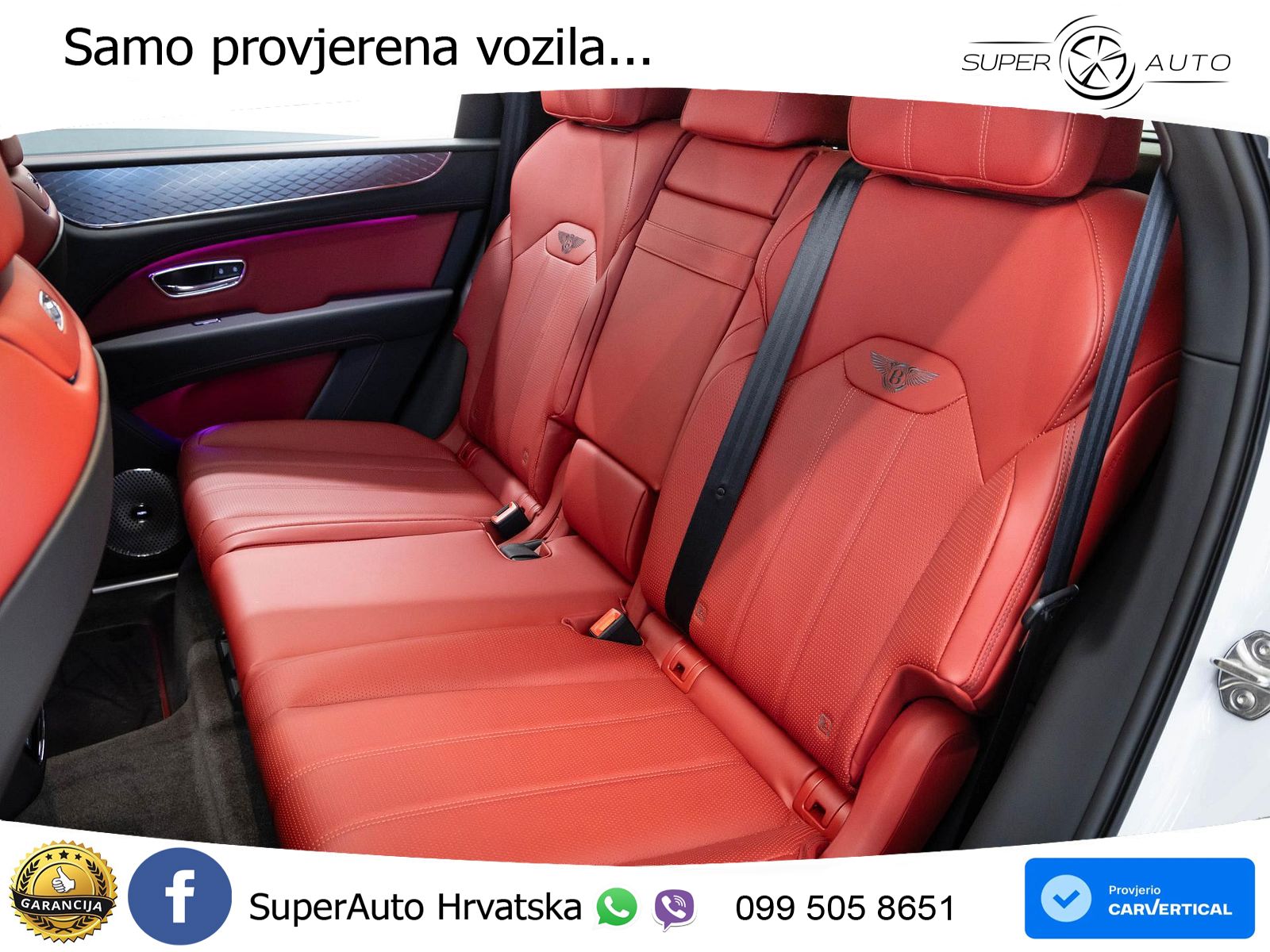 Bentley Bentayga EWB 4.0 V8 (550 KS) 4WD Automatic LED+GR SJED+ACC