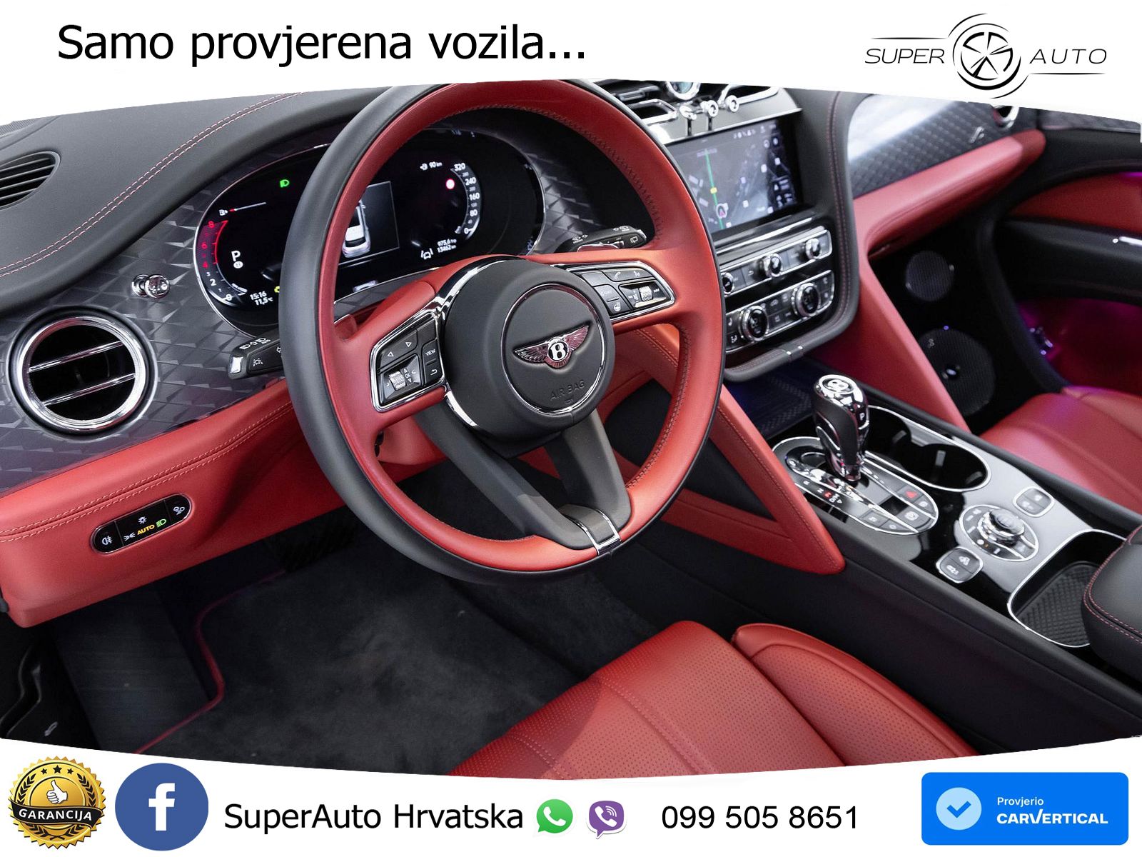Bentley Bentayga EWB 4.0 V8 (550 KS) 4WD Automatic LED+GR SJED+ACC