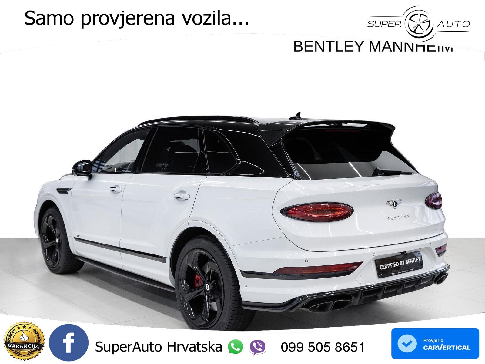 Bentley Bentayga EWB 4.0 V8 (550 KS) 4WD Automatic LED+GR SJED+ACC
