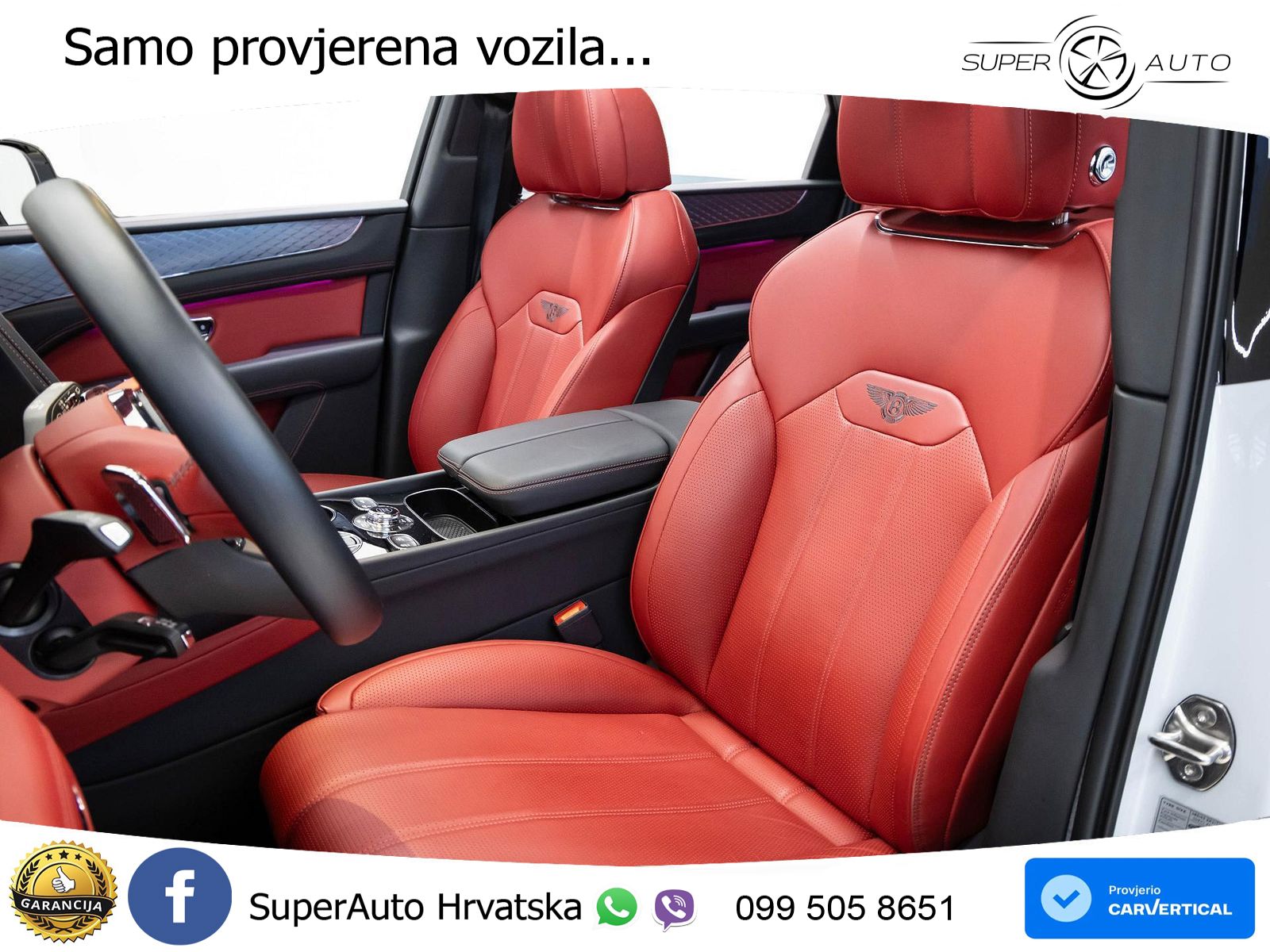 Bentley Bentayga EWB 4.0 V8 (550 KS) 4WD Automatic LED+GR SJED+ACC