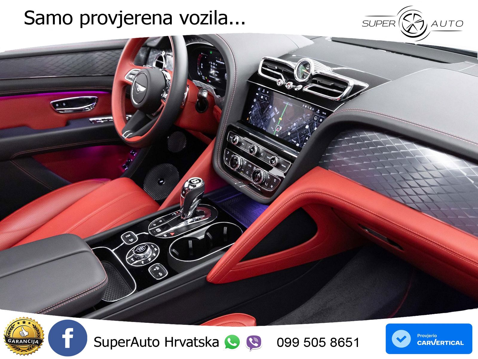 Bentley Bentayga EWB 4.0 V8 (550 KS) 4WD Automatic LED+GR SJED+ACC