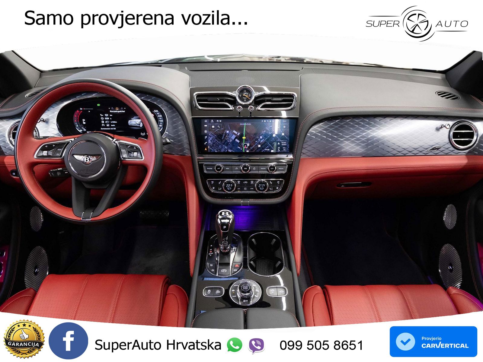 Bentley Bentayga EWB 4.0 V8 (550 KS) 4WD Automatic LED+GR SJED+ACC