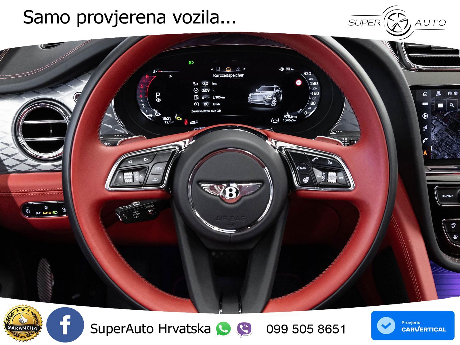 Bentley Bentayga EWB 4.0 V8 (550 KS) 4WD Automatic LED+GR SJED+ACC