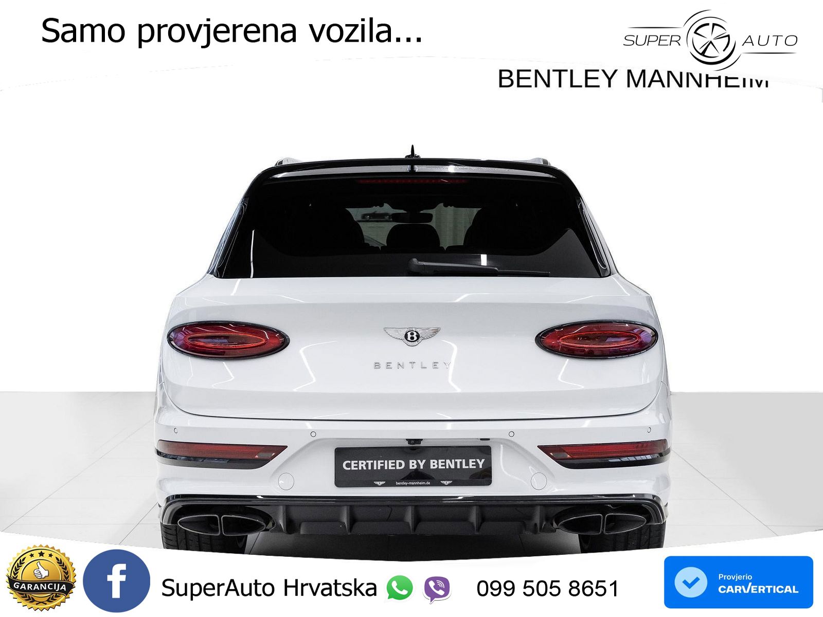 Bentley Bentayga EWB 4.0 V8 (550 KS) 4WD Automatic LED+GR SJED+ACC