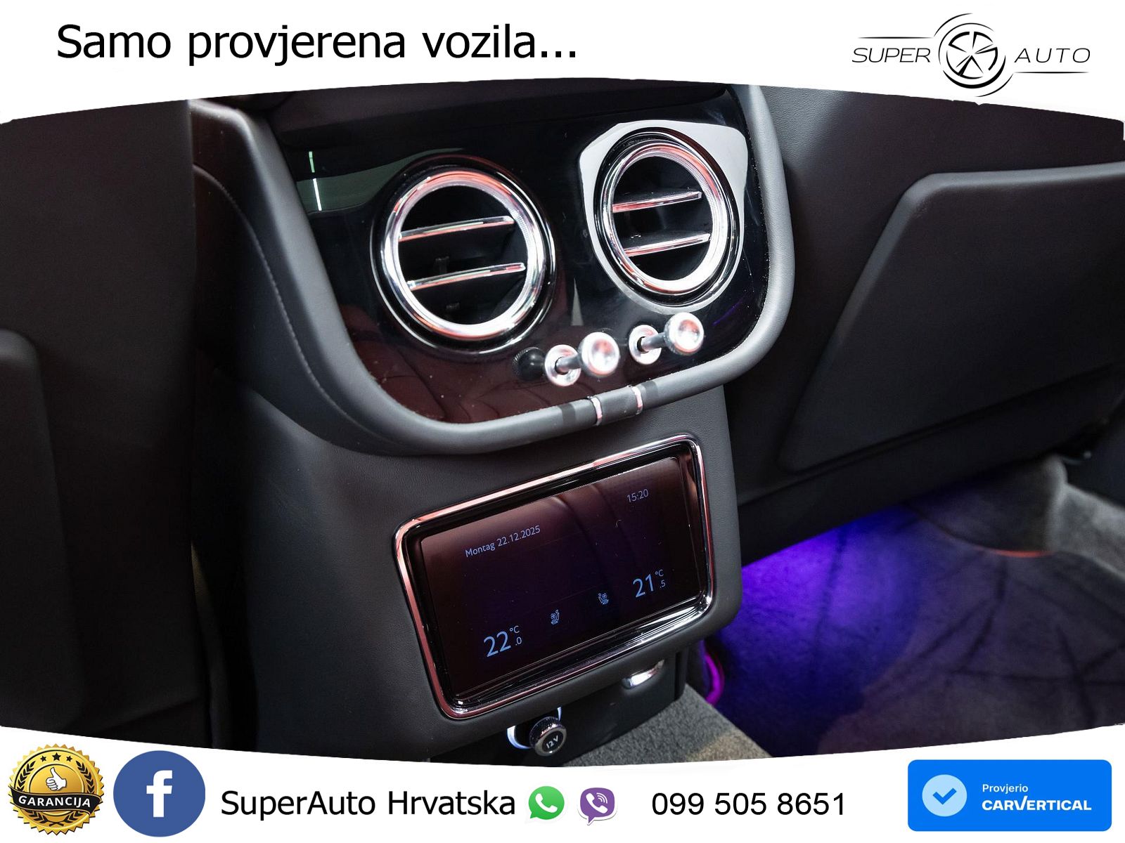 Bentley Bentayga EWB 4.0 V8 (550 KS) 4WD Automatic LED+GR SJED+ACC