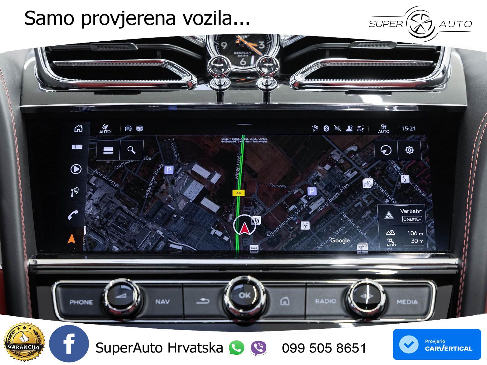 Bentley Bentayga EWB 4.0 V8 (550 KS) 4WD Automatic LED+GR SJED+ACC