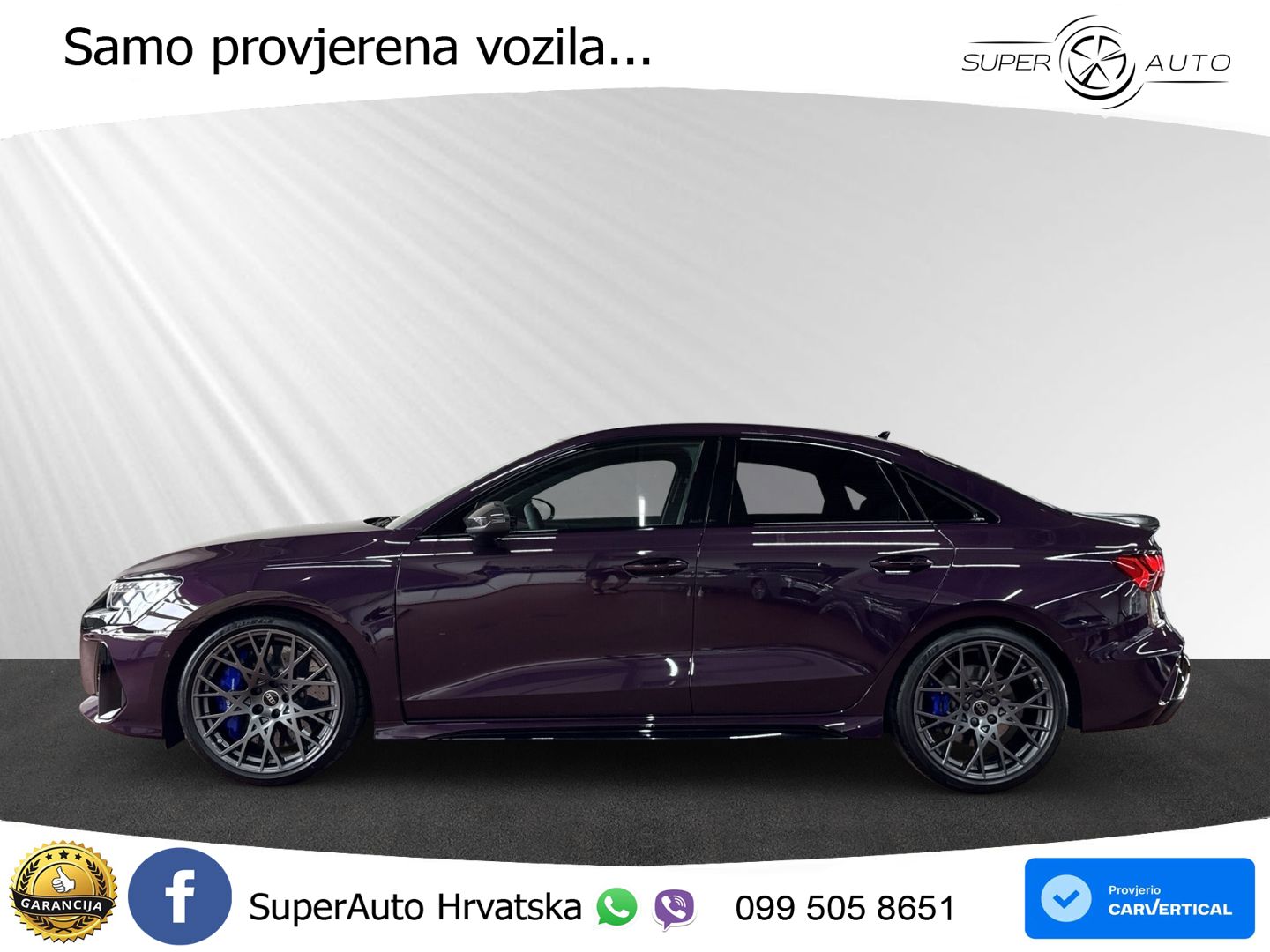 Audi RS3 Sedan 2.5 TFSI (400 KS) quattro S tronic MATRIX+GR SJED+KAM