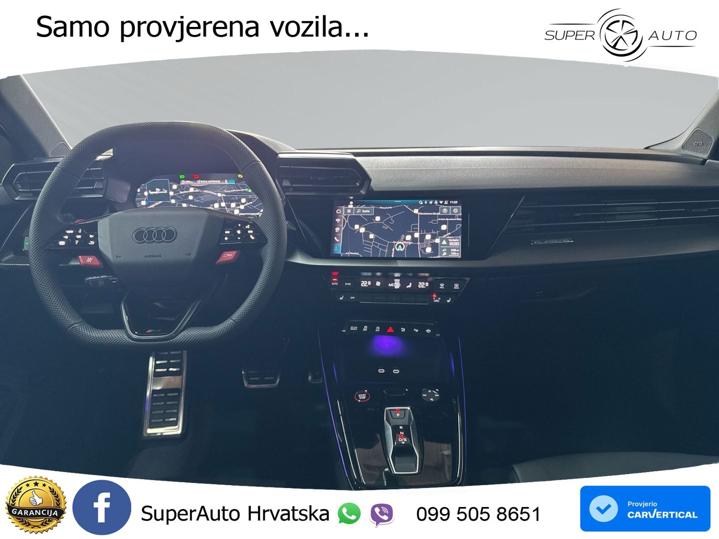 Audi RS3 Sedan 2.5 TFSI (400 KS) quattro S tronic MATRIX+GR SJED+KAM