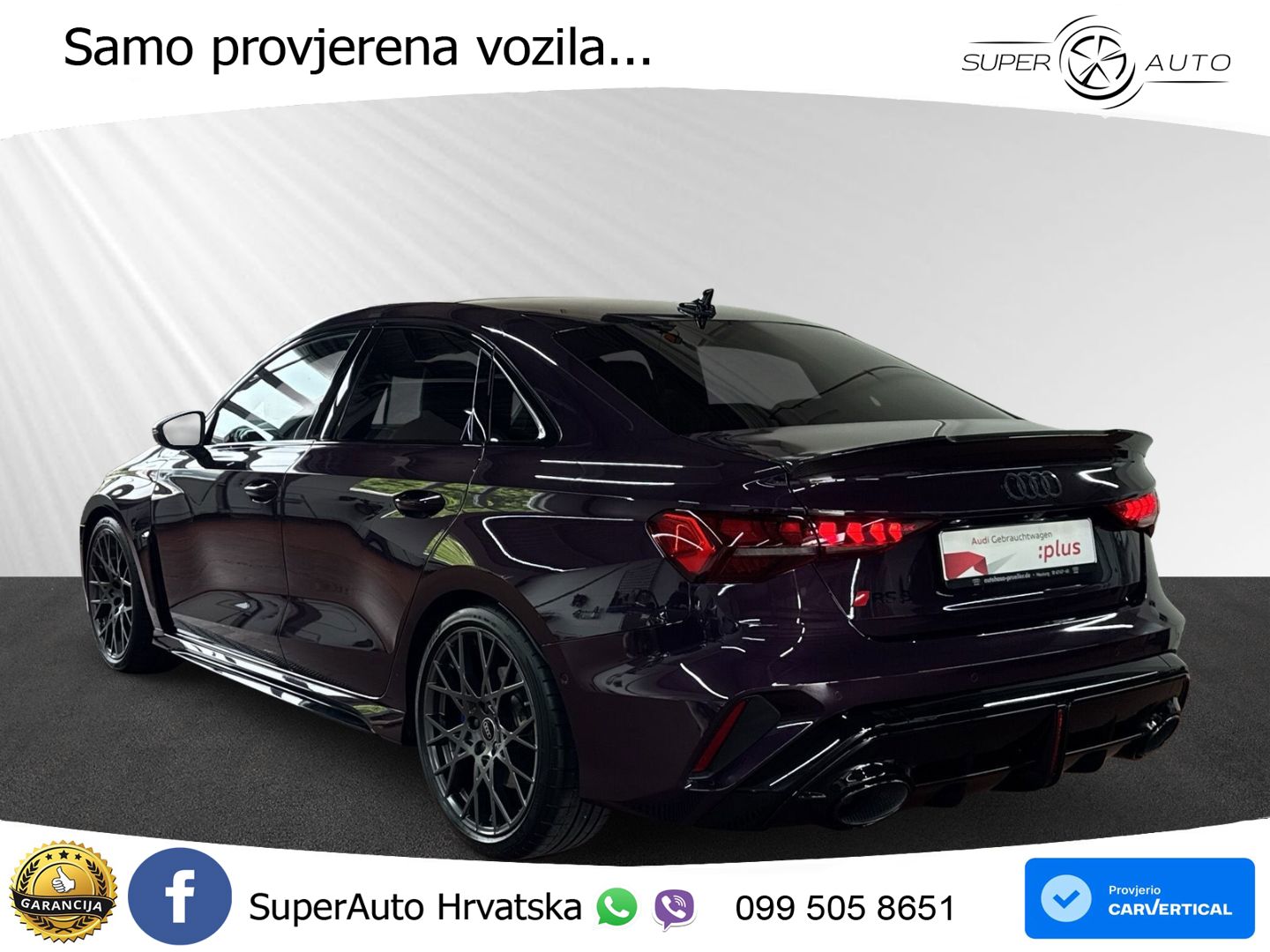 Audi RS3 Sedan 2.5 TFSI (400 KS) quattro S tronic MATRIX+GR SJED+KAM