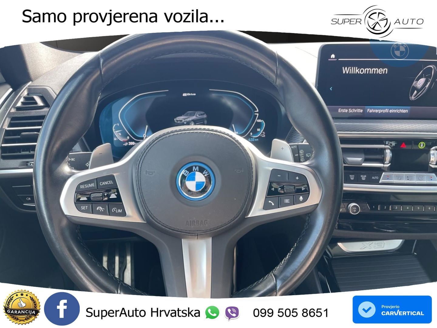 BMW X3 30e xDrive Steptronic M Sport LED+GR SJED+ACC