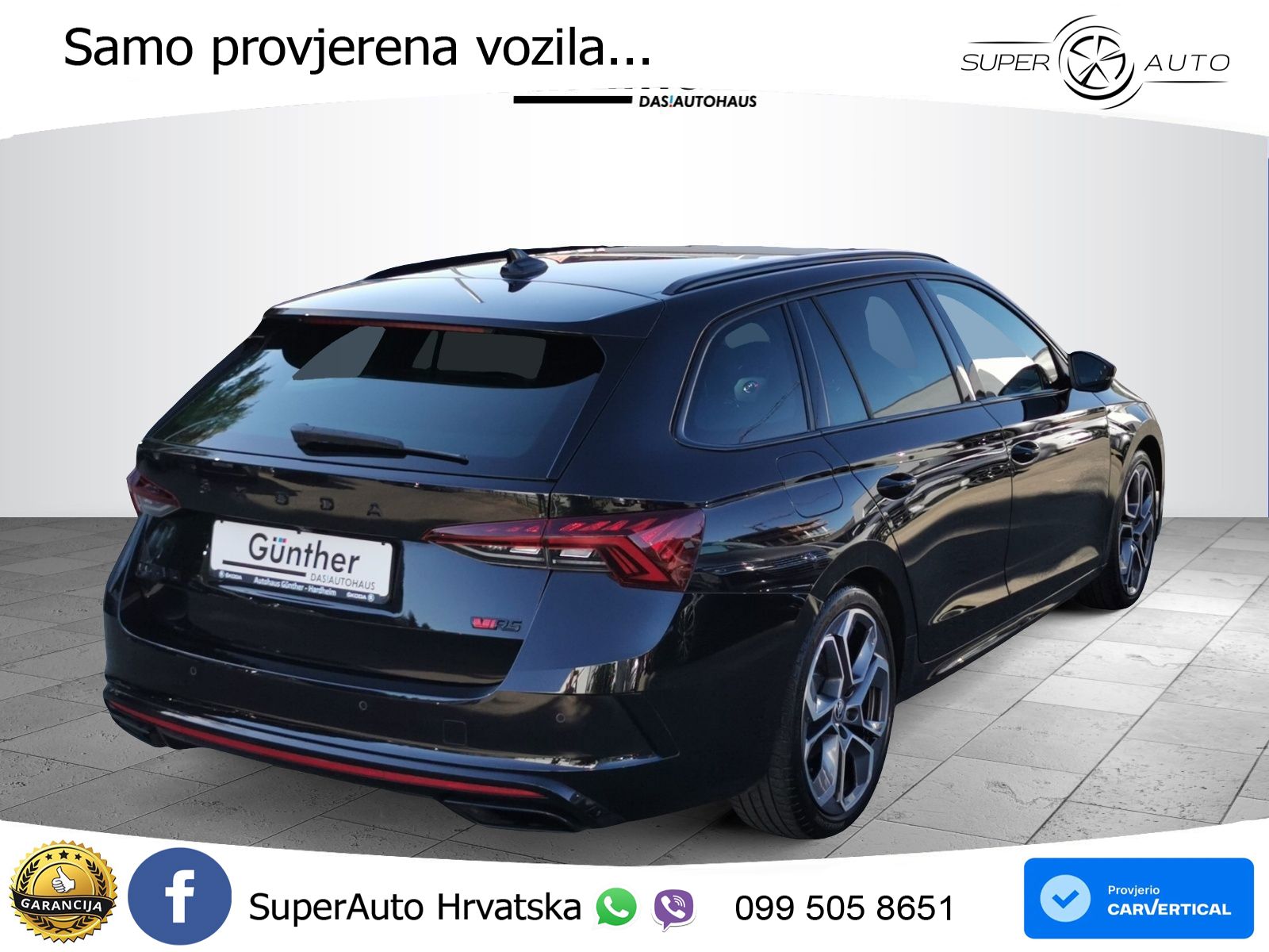 Škoda Octavia Combi RS 2.0 TDI (200 KS) DSG LED+GR SJED+ACC
