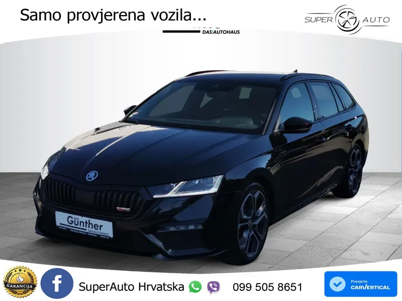 Škoda Octavia Combi RS 2.0 TDI (200 KS) DSG LED+GR SJED+ACC