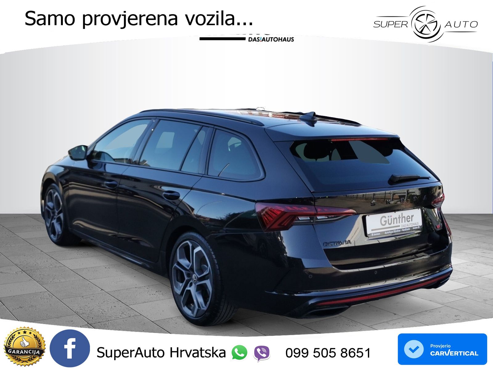Škoda Octavia Combi RS 2.0 TDI (200 KS) DSG LED+GR SJED+ACC