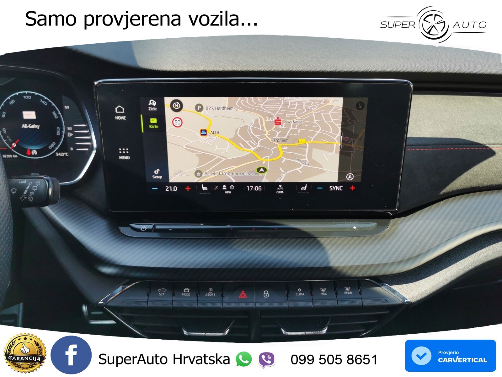 Škoda Octavia Combi RS 2.0 TDI (200 KS) DSG LED+GR SJED+ACC