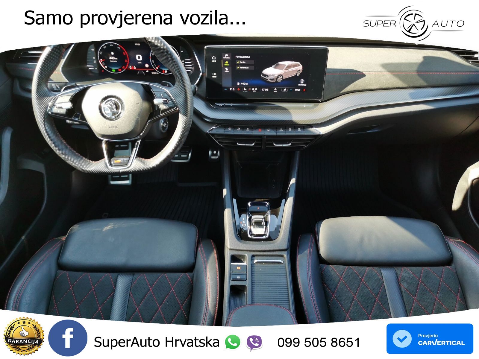 Škoda Octavia Combi RS 2.0 TDI (200 KS) DSG LED+GR SJED+ACC