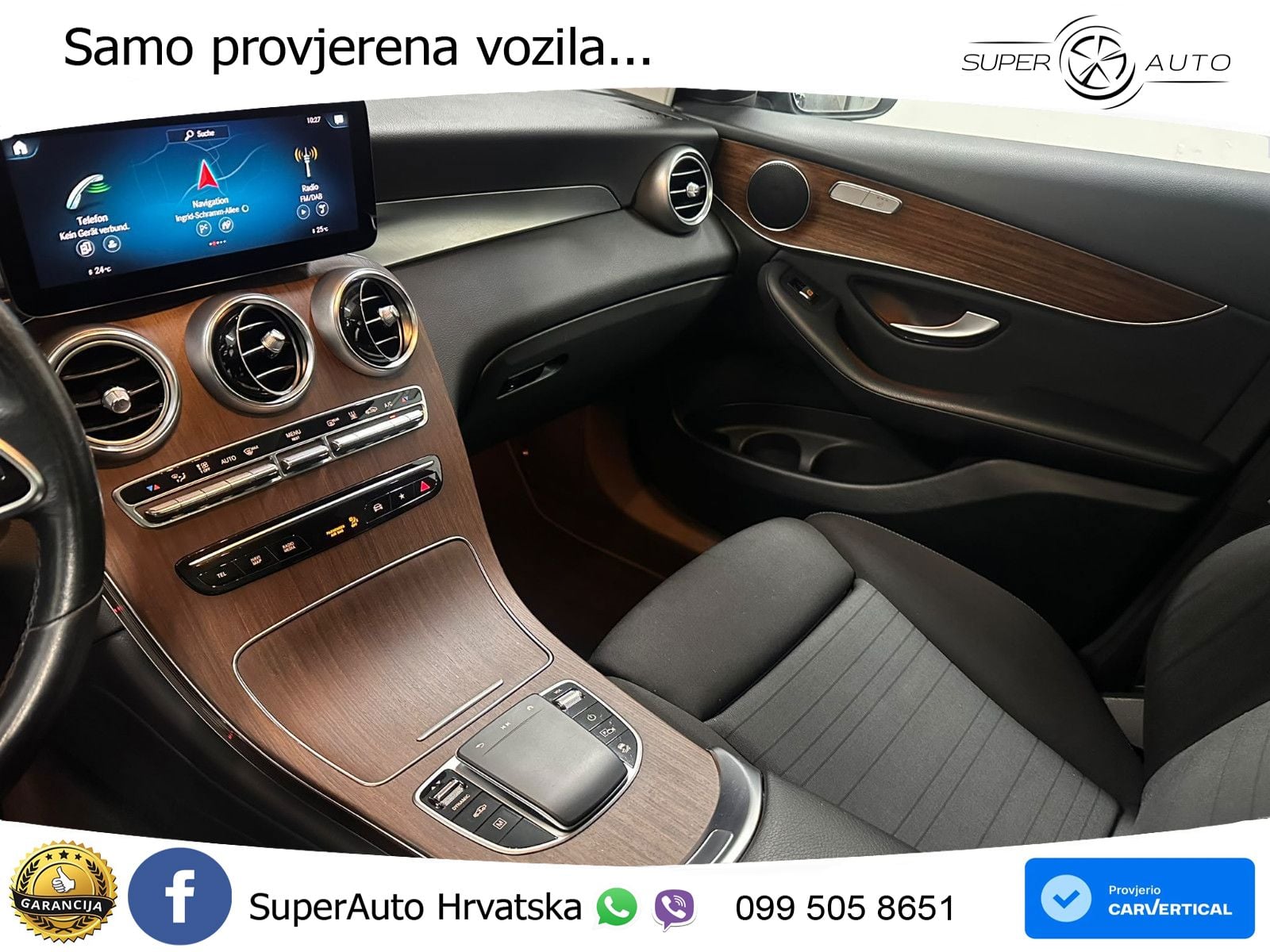 Mercedes GLC 300e (320 KS) 4MATIC 9G-TRONIC ZRAČNI+ACC+GR SJED+KAM+PANO