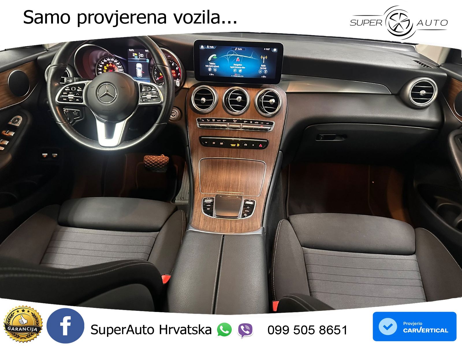 Mercedes GLC 300e (320 KS) 4MATIC 9G-TRONIC ZRAČNI+ACC+GR SJED+KAM+PANO