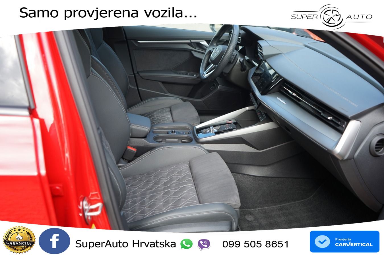 Audi S3 Limuzina 2.0 TFSI (310 KS) quattro S tronic MATRIX+GR SJED+KAM